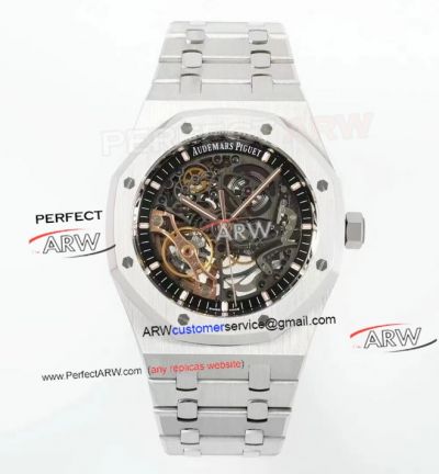 THB Factory Audemars Piguet Royal Oak Double Balance Wheel Openworked Stainless Steel Watch